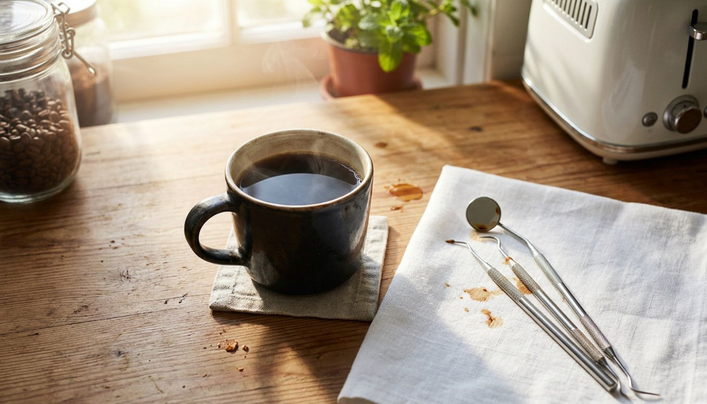 Pourquoi le café matinal complique-t-il vraiment votre prochain détartrage ?